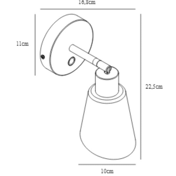 Nordlux MOLLI Wall Light - Minimalist Metal & Glass-Nordlux-Ozlighting.com.au