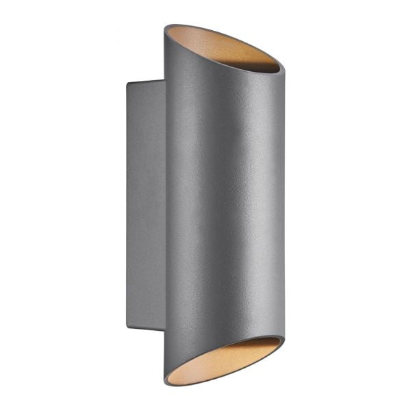 Nordlux NICO Up/Down Outdoor Wall Light - Aluminium, IP54-Nordlux-Ozlighting.com.au