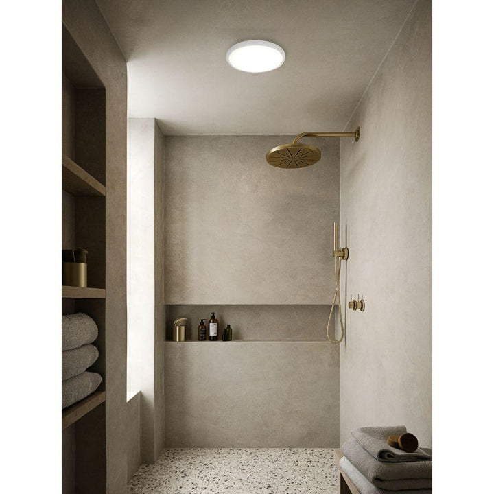 Nordlux OJA - 15W/20W/30W Smart LED White Tuneable Round Oyster Ceiling Light IP20 White-Nordlux-Ozlighting.com.au