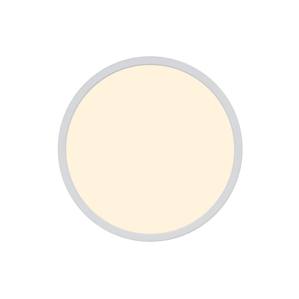 Nordlux OJA Smart LED Ceiling Light - 15W/20W/30W White Tuneable Round Oyster, IP20 White-Nordlux-Ozlighting.com.au