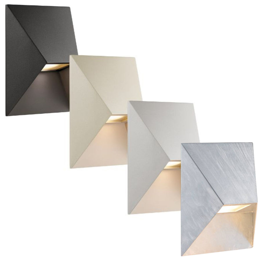 Nordlux PONTIO 15 - Architectural Aluminium Outdoor Wall Light IP54-Nordlux-Ozlighting.com.au