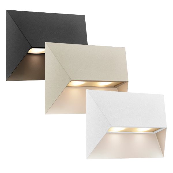 Nordlux PONTIO 27 Outdoor Wall Light - Architectural Aluminium, IP54-Nordlux-Ozlighting.com.au