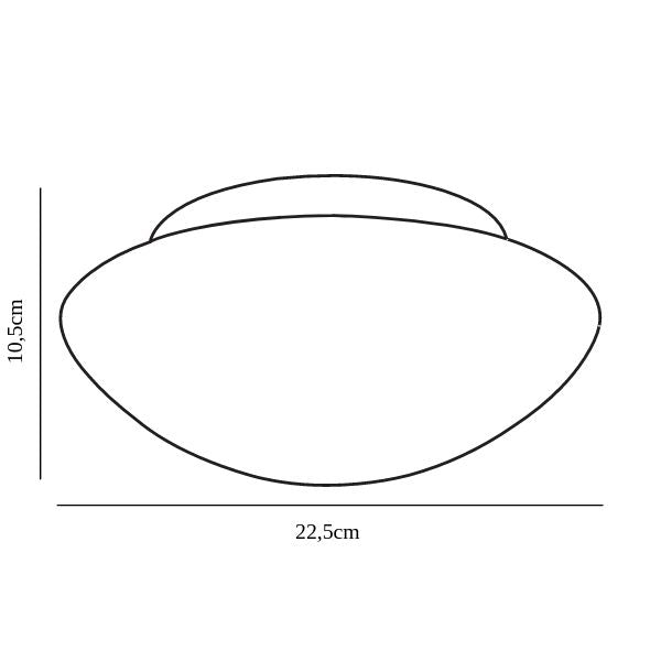 Nordlux UFO Ceiling Light - Opal Glass, IP43-Nordlux-Ozlighting.com.au