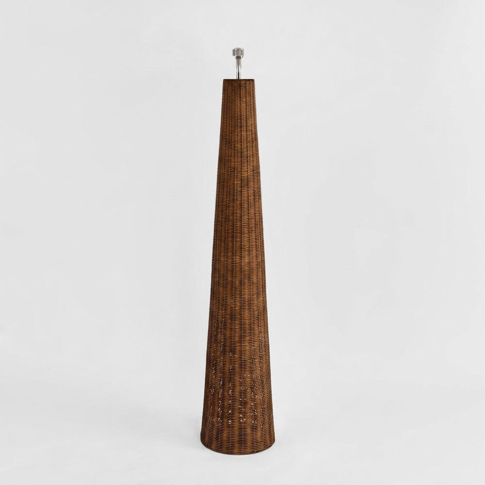 OneWorld Collection APEX Rattan Floor Lamp Base Only-ONEWORLD COLLECTION-Ozlighting.com.au