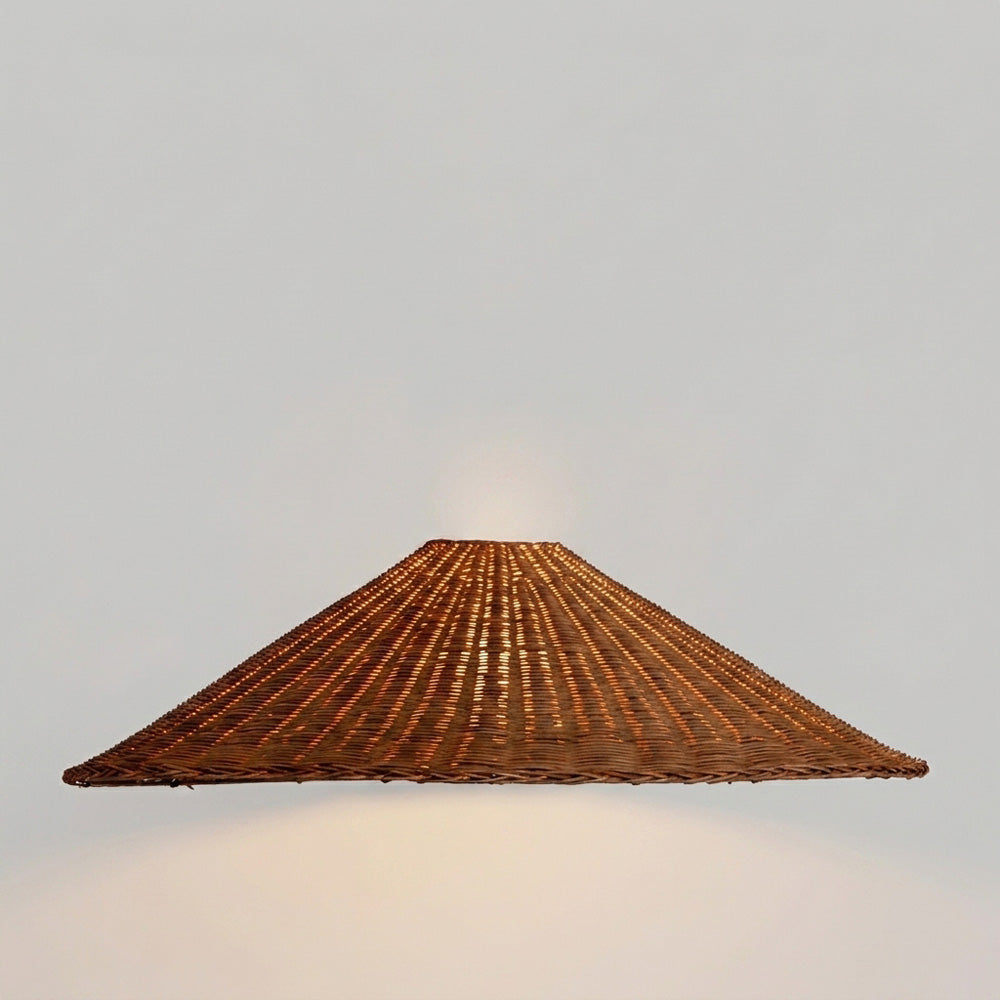 OneWorld Collection APEX Rattan Lampshade-ONEWORLD COLLECTION-Ozlighting.com.au