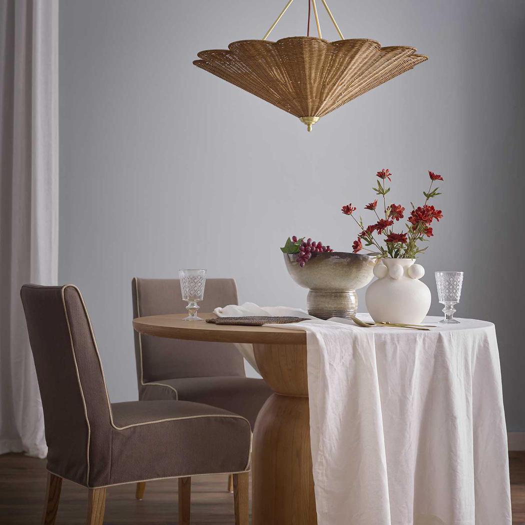 OneWorld Collection SCARBOROUGH Rattan Pendant Light-ONEWORLD COLLECTION-Ozlighting.com.au