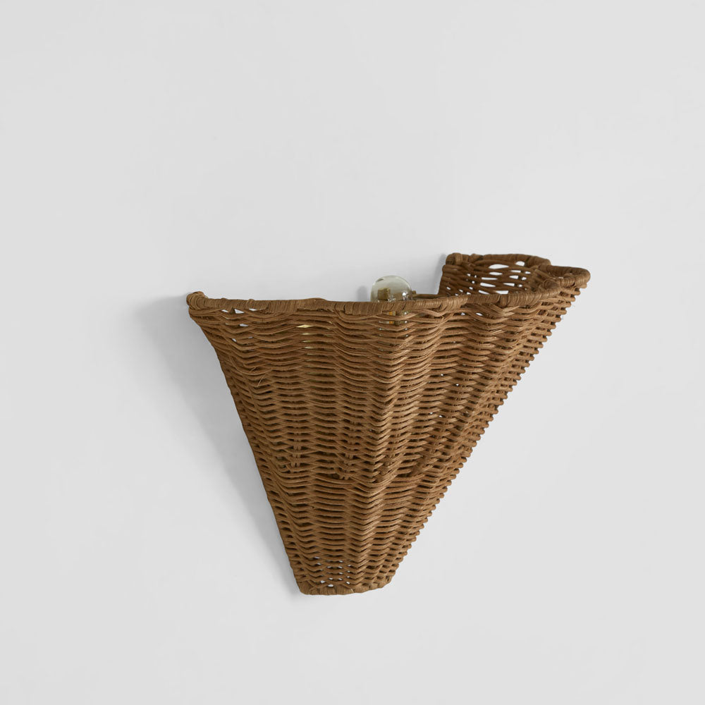 OneWorld Collection SCARBOROUGH Rattan Wall Light-ONEWORLD COLLECTION-Ozlighting.com.au