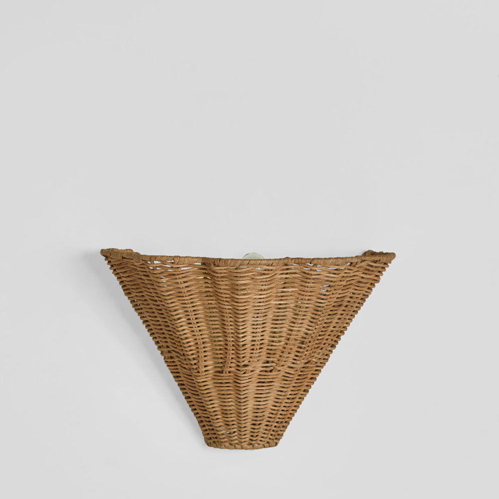 OneWorld Collection SCARBOROUGH Rattan Wall Light-ONEWORLD COLLECTION-Ozlighting.com.au