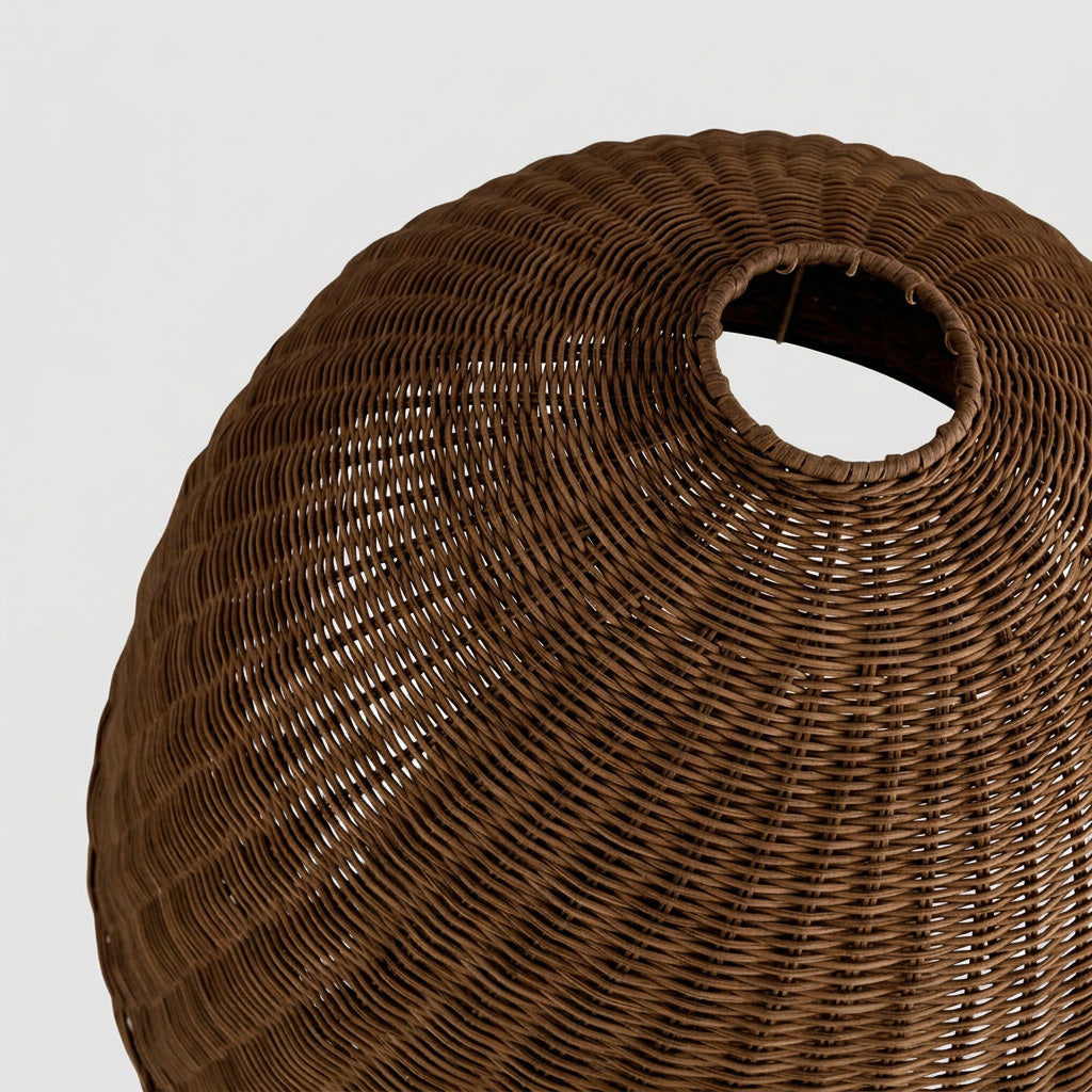 OneWorld Collection URN Rattan Floor Lamp-ONEWORLD COLLECTION-Ozlighting.com.au
