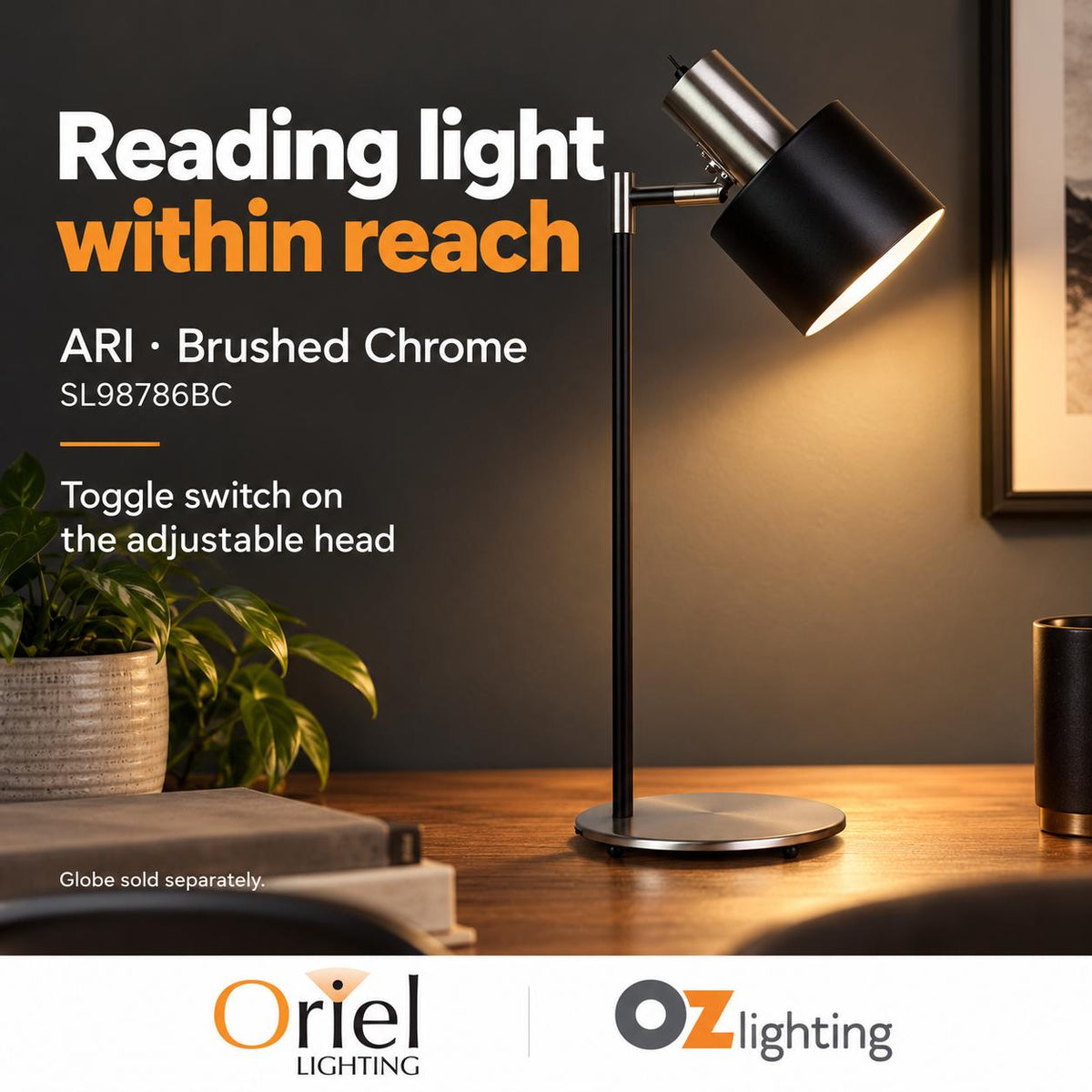 Oriel ARI Desk & Table Lamp-Oriel Lighting-Ozlighting.com.au
