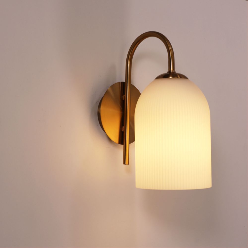Oriel ARLEY Wall Light - 25W, Opal Matt-Oriel Lighting-Ozlighting.com.au