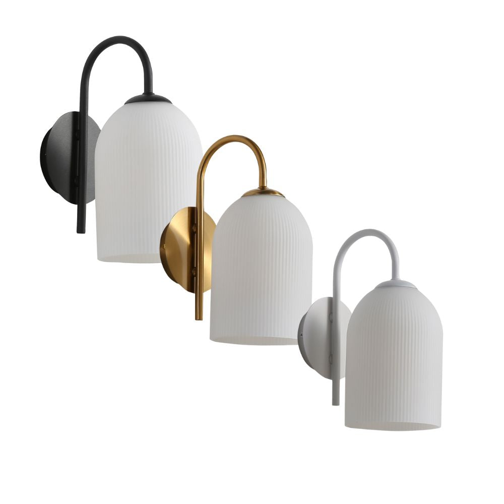 Oriel ARLEY Wall Light - 25W, Opal Matt-Oriel Lighting-Ozlighting.com.au