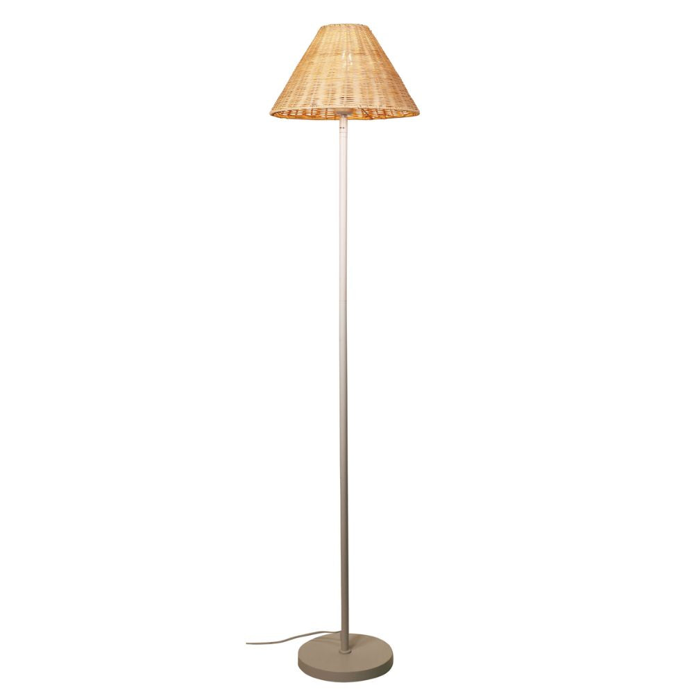 Oriel BELIZE Floor Lamp - Rattan-Oriel Lighting-Ozlighting.com.au