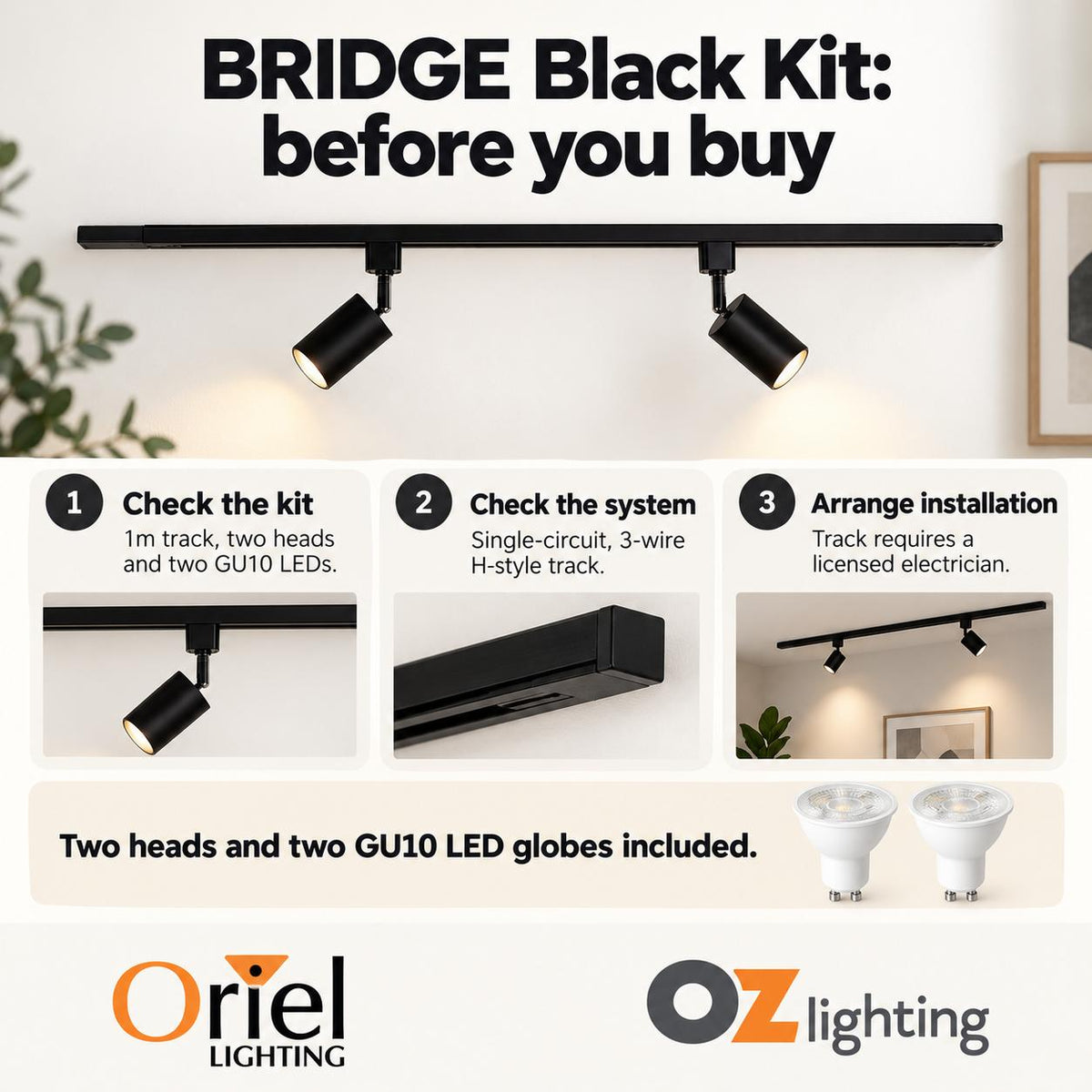 Oriel BRIDGE Track Light - 2-Oriel Lighting-Ozlighting.com.au