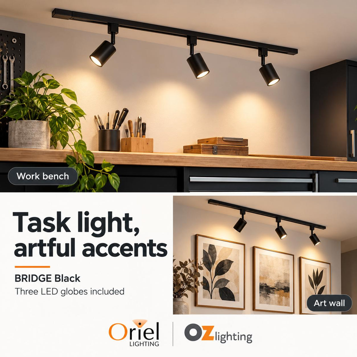 Oriel BRIDGE Track Light - 3-Oriel Lighting-Ozlighting.com.au