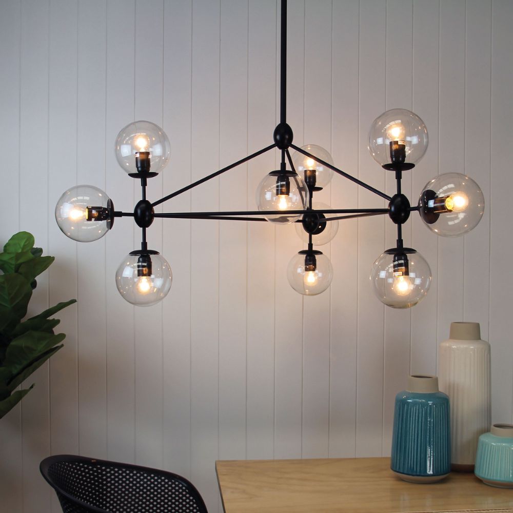 Oriel BROCKTON Pendant - 10 Light-Oriel Lighting-Ozlighting.com.au
