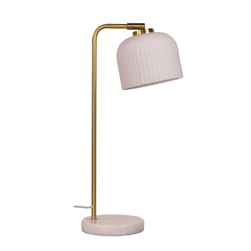 Oriel CHARLOTTE Task Lamp - Glass Decorative-Oriel Lighting-Ozlighting.com.au