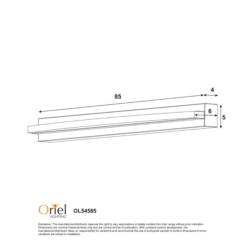 Oriel GEBO Vanity Wall Light - CTS-Oriel Lighting-Ozlighting.com.au