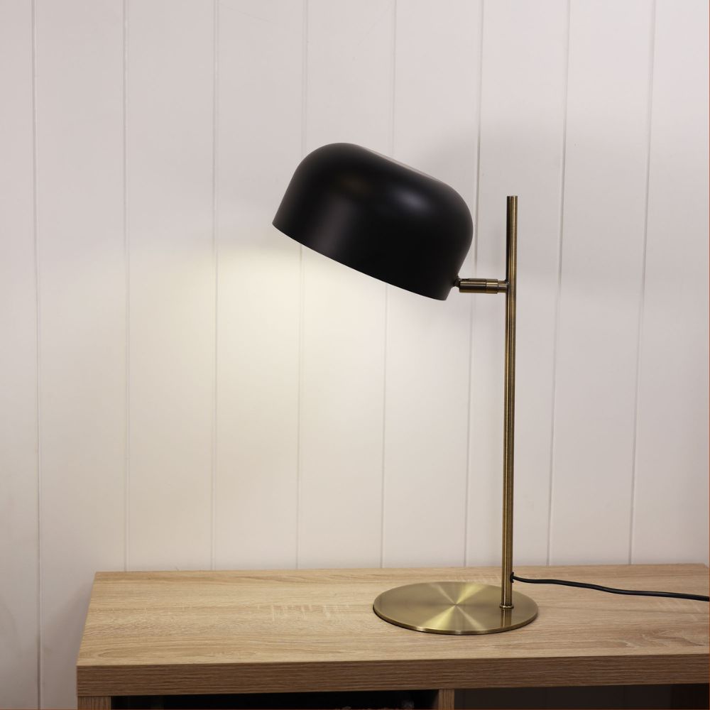 Oriel GEORGE Desk Lamp - Metal Mid-Century-Oriel Lighting-Ozlighting.com.au