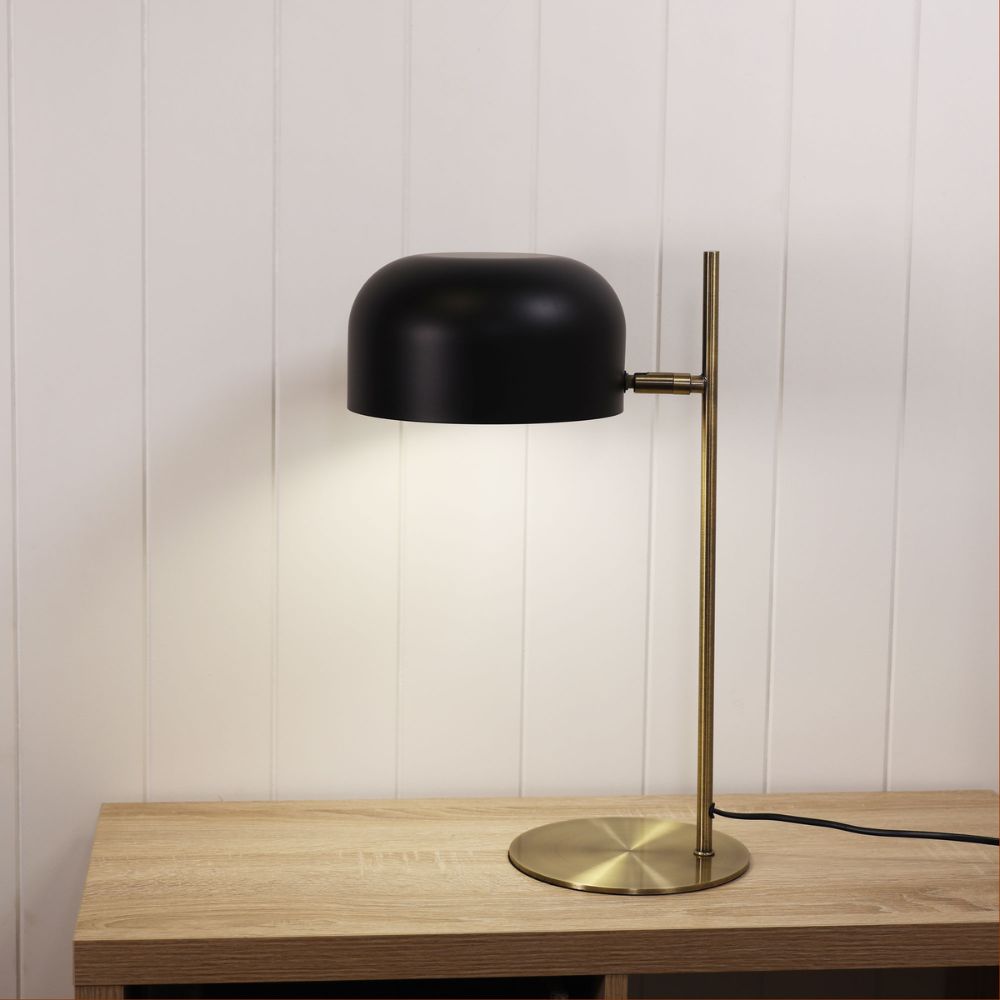 Oriel GEORGE Desk Lamp - Metal Mid-Century-Oriel Lighting-Ozlighting.com.au
