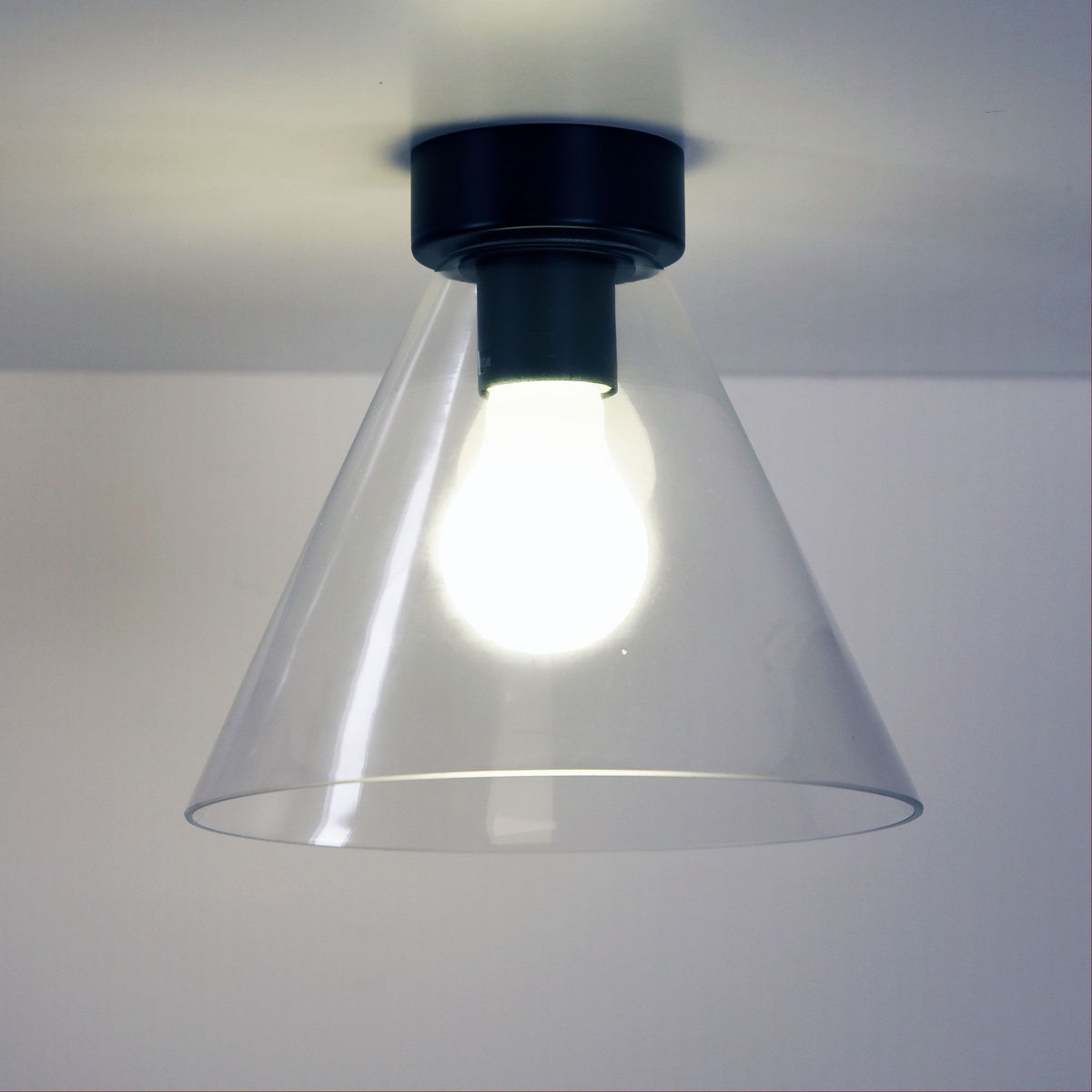 Oriel HEATH Ceiling Light Clear Glass DIY Fit-Oriel Lighting-Ozlighting.com.au