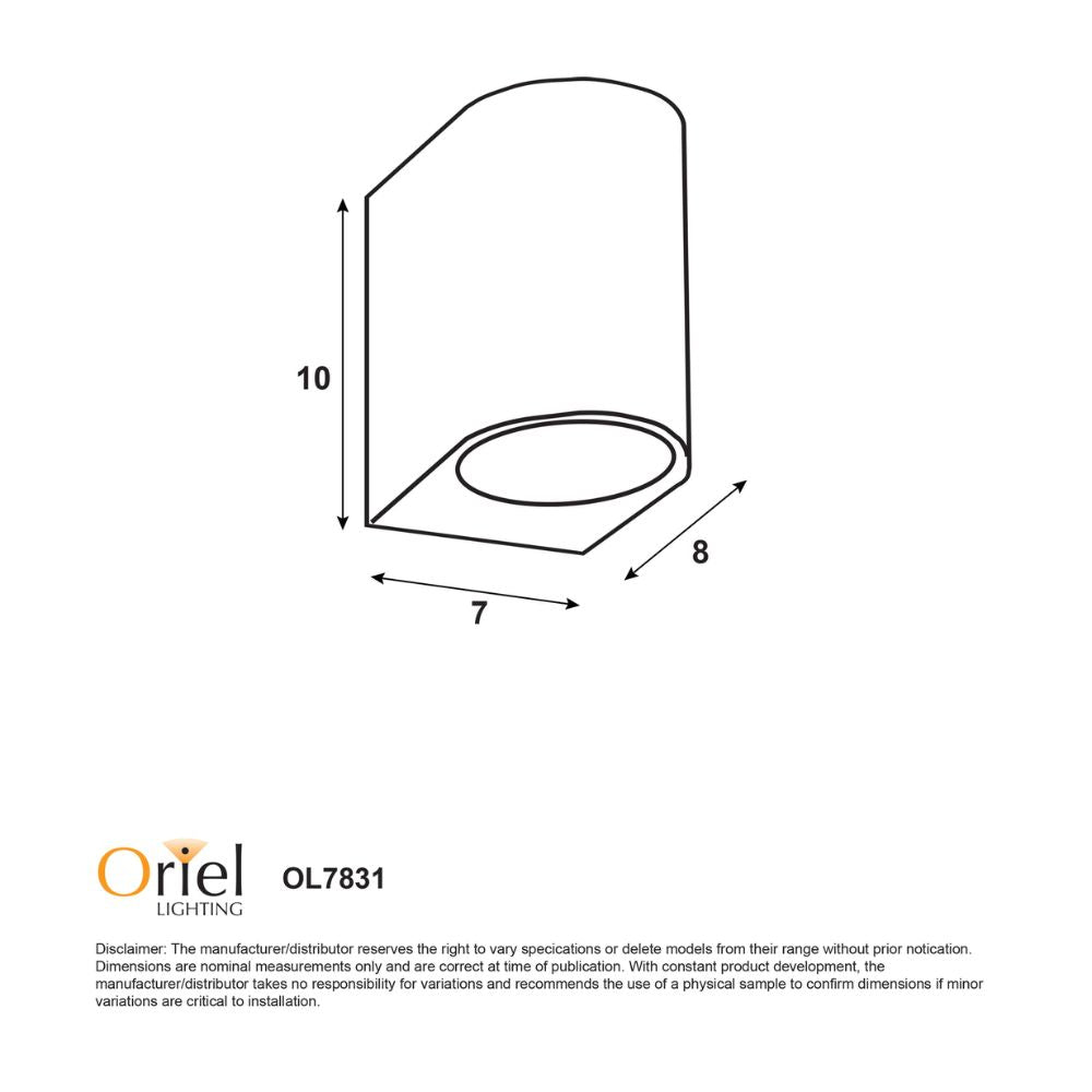 Oriel HERA Outdoor Wall Light - Max. 35W-Oriel Lighting-Ozlighting.com.au