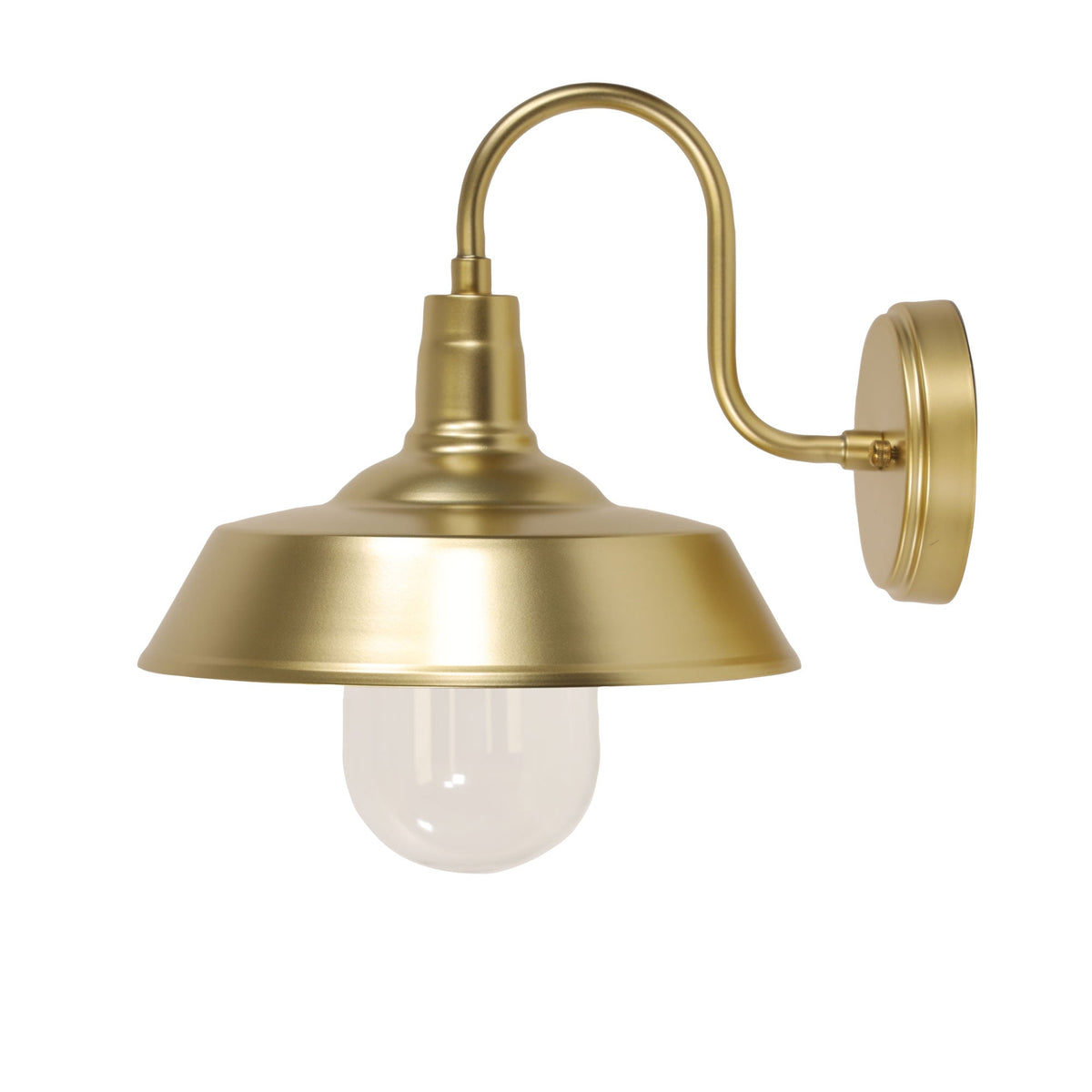 Oriel HUDSON - 1 Light Barn Style Exterior Wall Light IP44-Oriel Lighting-Ozlighting.com.au