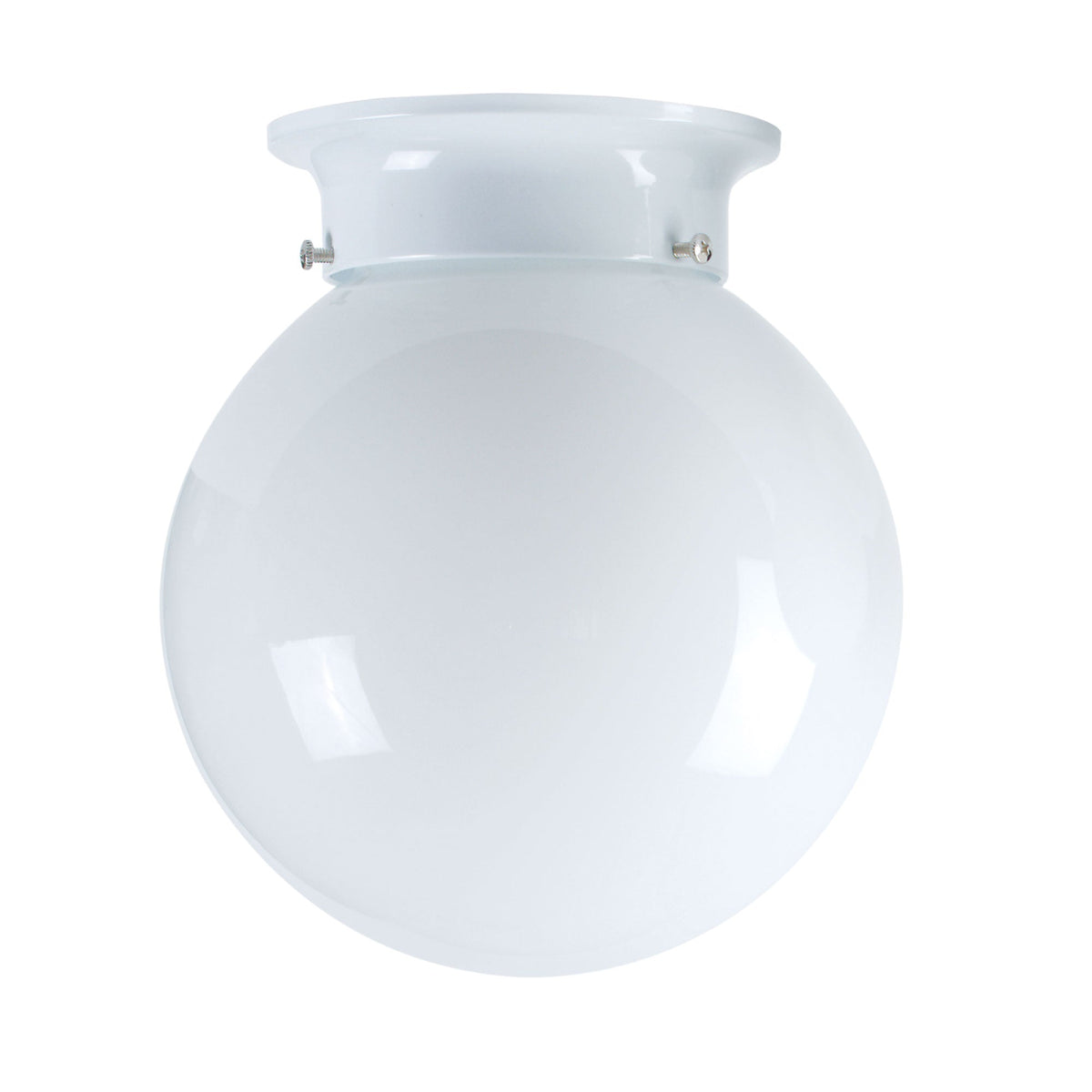Oriel JETBALL - DIY 6"/8" Batten Fix Holder Cover Opal Glass Ceiling Light Shade Only-Oriel Lighting-Ozlighting.com.au