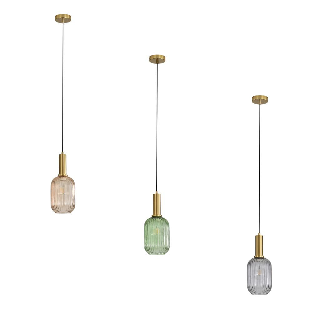 Oriel LUXE Pendant - 1 Light-Oriel Lighting-Ozlighting.com.au