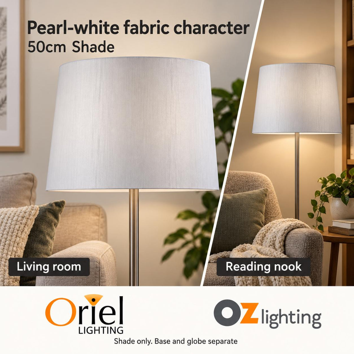 Oriel Lamp Shade - 50cm-Oriel Lighting-Ozlighting.com.au