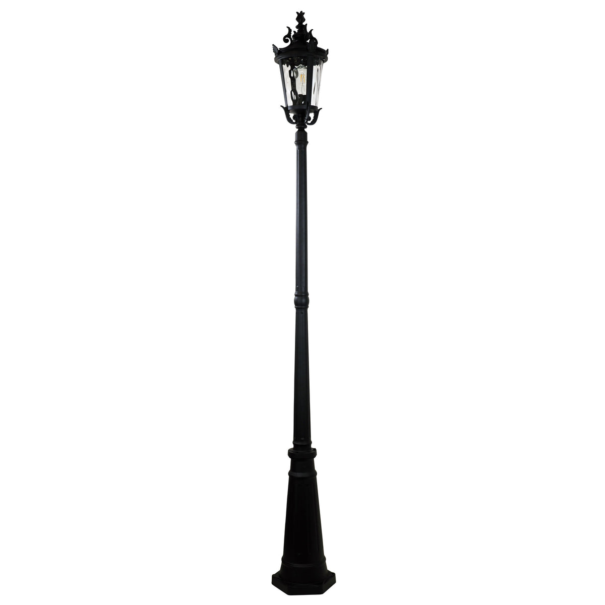 Oriel Lighting ALBION Outdoor Post Light - Black-Oriel Lighting-Ozlighting.com.au