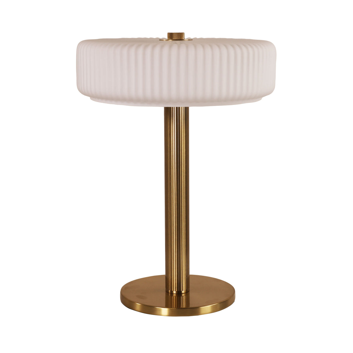 Oriel Lighting GORDON Ribbed Table Lamp - Glass-Oriel Lighting-Ozlighting.com.au