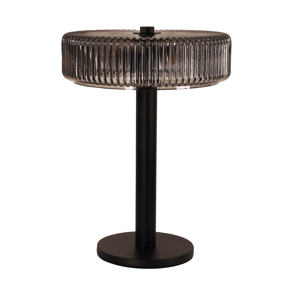 Oriel Lighting GORDON Ribbed Table Lamp - Glass-Oriel Lighting-Ozlighting.com.au
