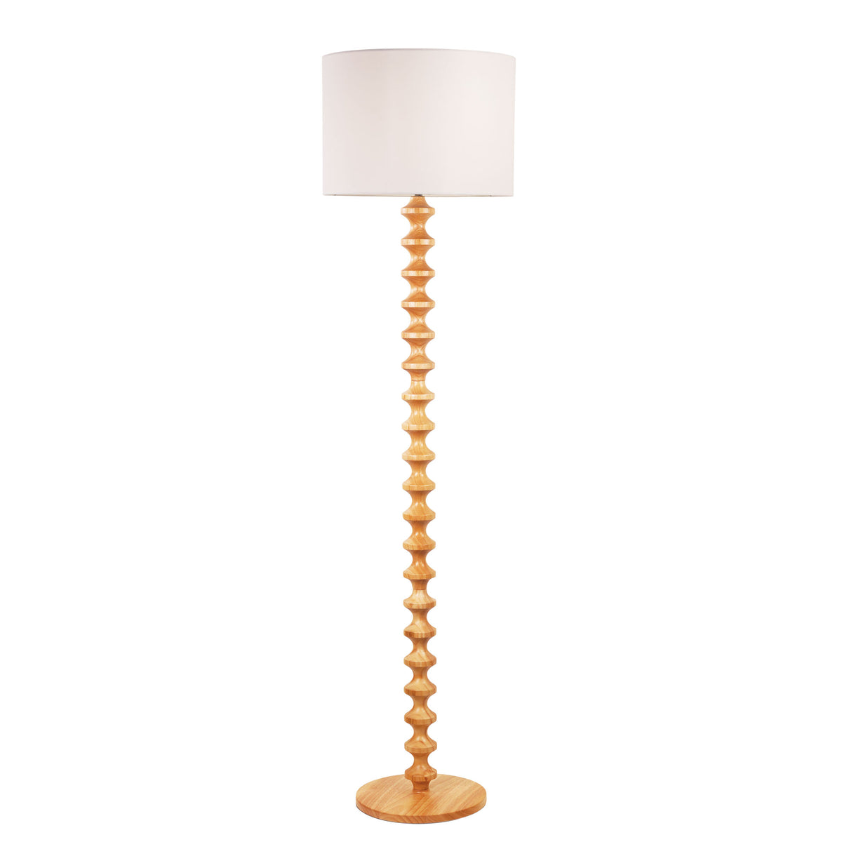 Oriel Lighting SPINDLE Floor Lamp - with Shade-Oriel Lighting-Ozlighting.com.au