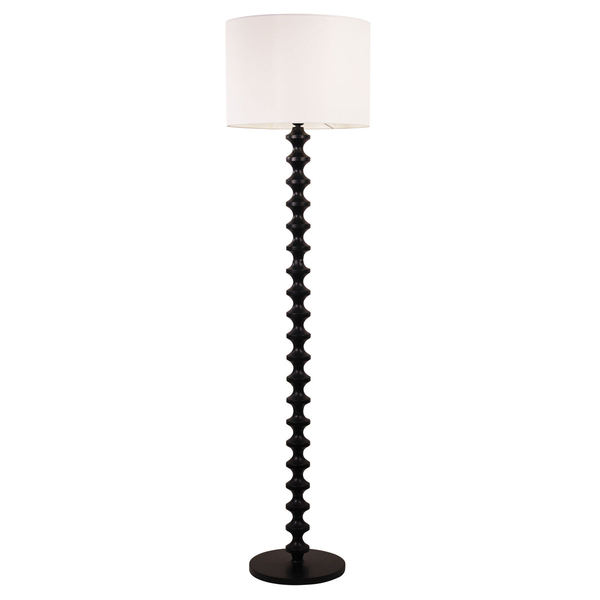 Oriel Lighting SPINDLE Floor Lamp - with Shade-Oriel Lighting-Ozlighting.com.au