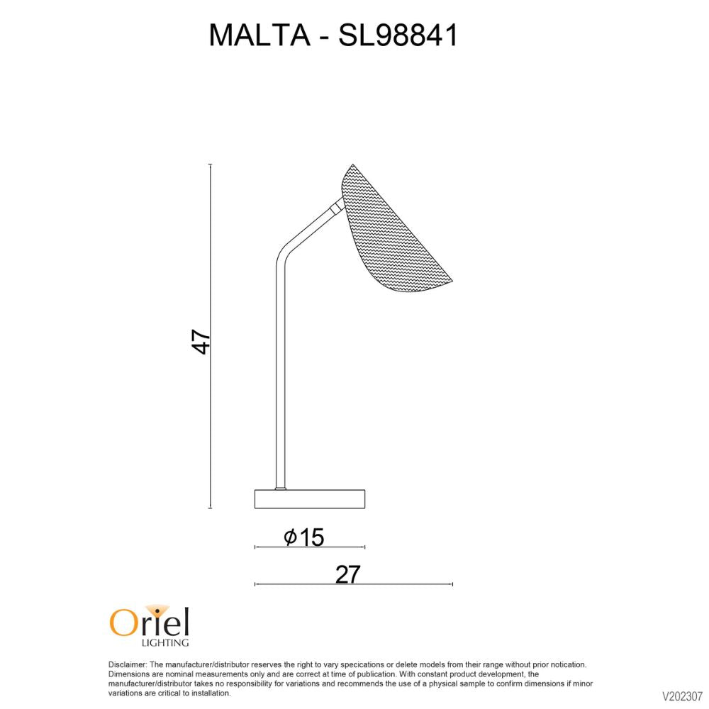 Oriel MALTA Table Lamp - Rattan-Oriel Lighting-Ozlighting.com.au