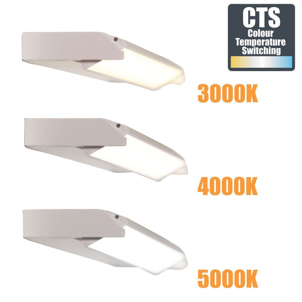 Oriel MODE LED Vanity Wall Light - Tri-Colour-Oriel Lighting-Ozlighting.com.au
