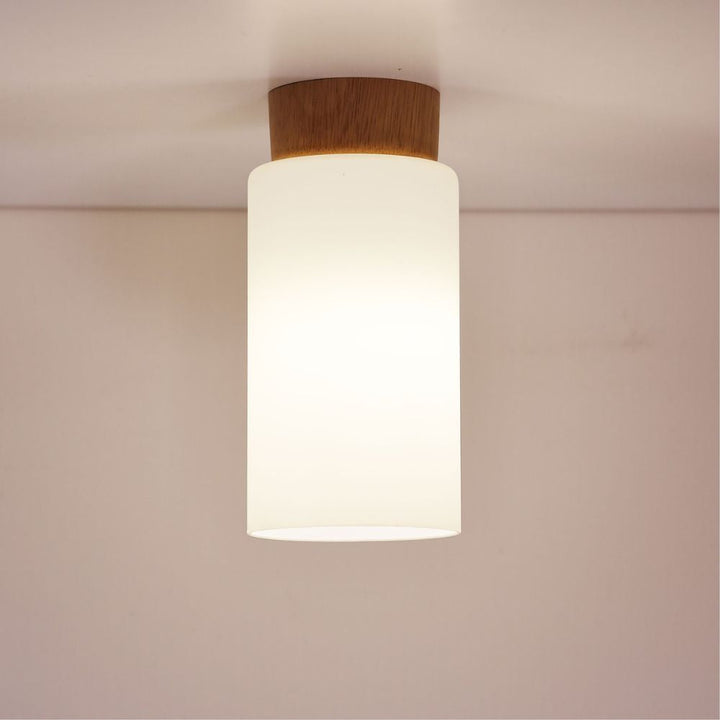 Oriel NINA - Glass & Timber DIY Shade-Oriel Lighting-Ozlighting.com.au