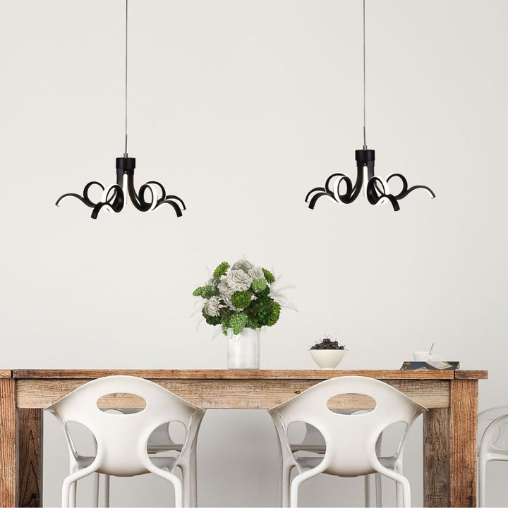 Oriel NOODLE - 1 Light Tri-Colour Pendant-Oriel Lighting-Ozlighting.com.au