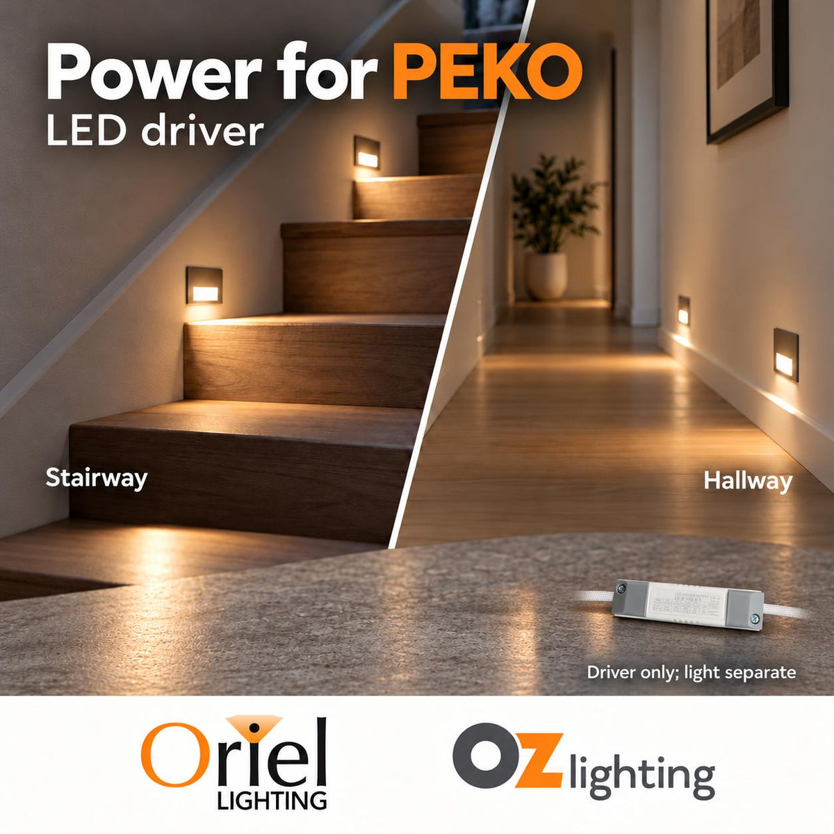 Oriel PEKO DRIVER LED Driver - 3W 350mA Constant Current-Oriel Lighting-Ozlighting.com.au