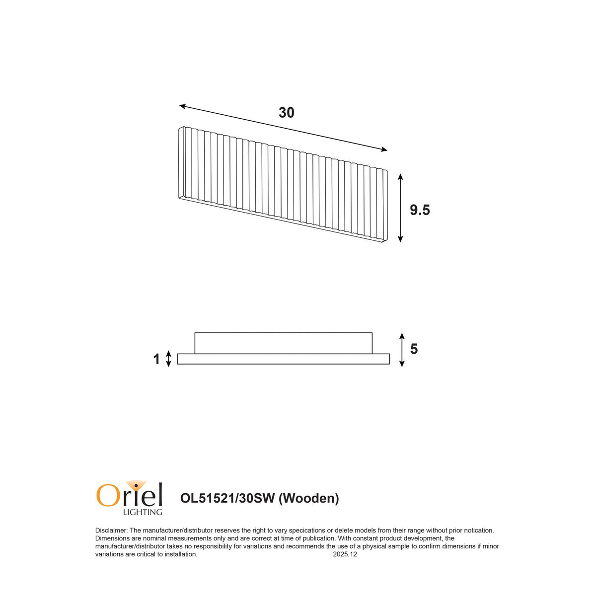 Oriel RAFTER.30 Tri-Colour LED Wall Light-Oriel Lighting-Ozlighting.com.au