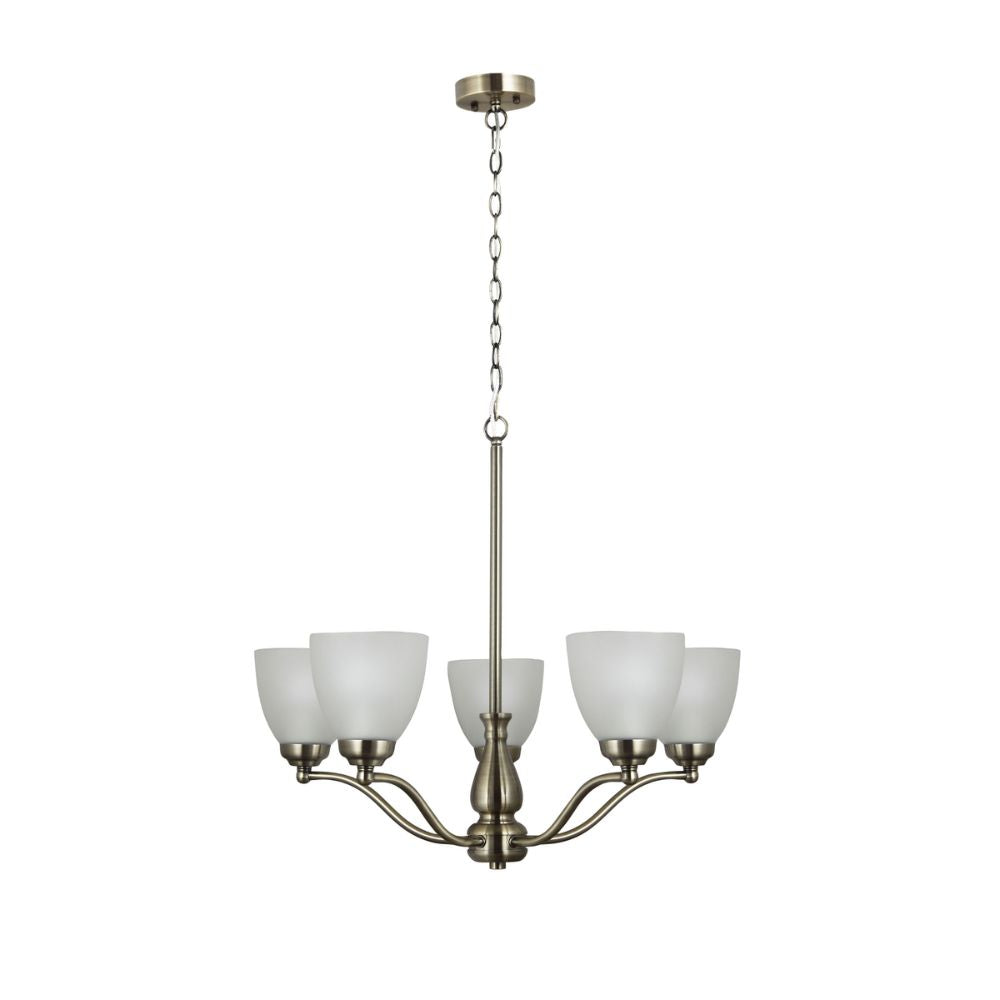 Oriel ROCHESTER - 5 Light Glass Pendant-Oriel Lighting-Ozlighting.com.au