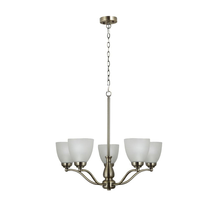 Oriel ROCHESTER - 5 Light Glass Pendant-Oriel Lighting-Ozlighting.com.au