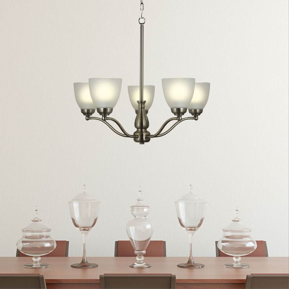Oriel ROCHESTER - 5 Light Glass Pendant-Oriel Lighting-Ozlighting.com.au
