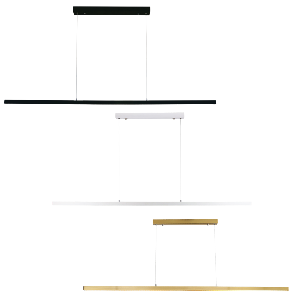Oriel SHARD - Slimline 1500mm TriColour LED Linear Pendant