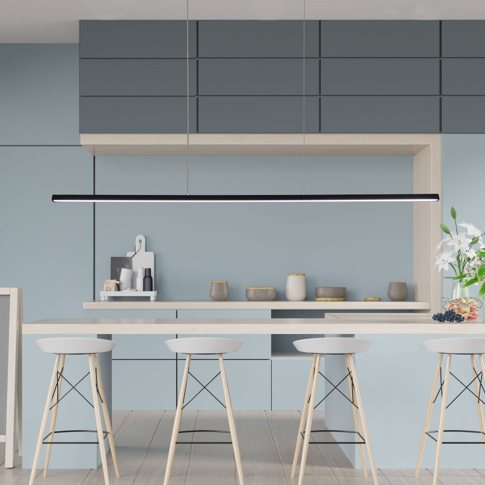 Oriel SHARD - Slimline 1800mm TriColour LED Linear Pendant-Oriel Lighting-Ozlighting.com.au