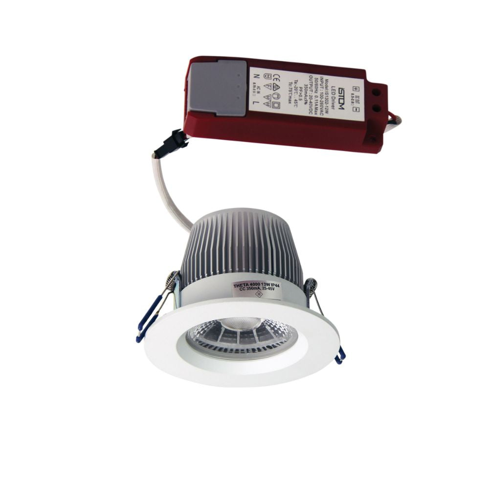 Oriel THETA Recessed LED Downlight - 13W, IP44, 4000K-Oriel Lighting-Ozlighting.com.au