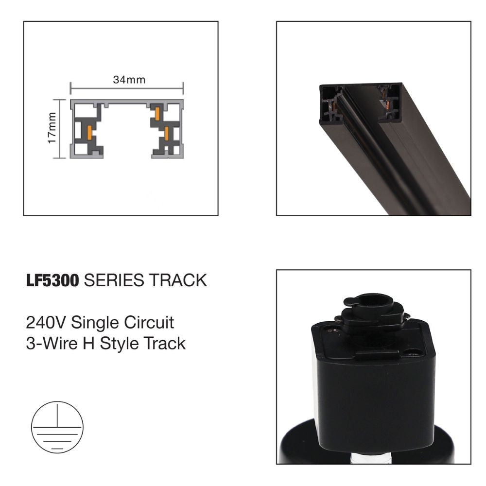 Oriel Track Kit - 2/3 Light-Oriel Lighting-Ozlighting.com.au