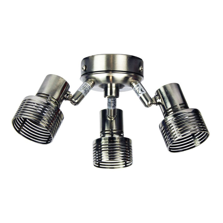 Oriel ZIP 3 - 3xGU10 Adjustable Indoor Ceiling Fan Spotlight Accessory-Oriel Lighting-Ozlighting.com.au