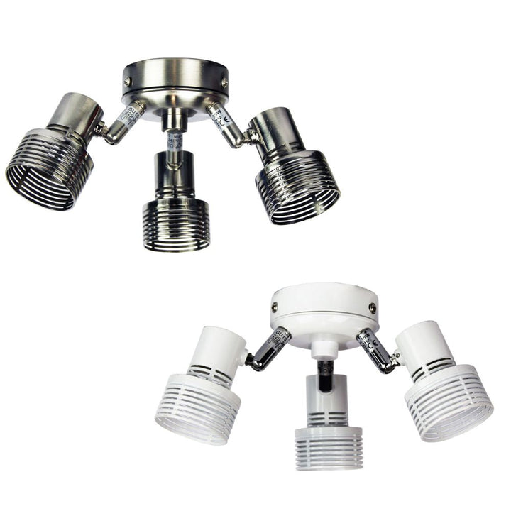 Oriel ZIP 3 - 3xGU10 Adjustable Indoor Ceiling Fan Spotlight Accessory-Oriel Lighting-Ozlighting.com.au